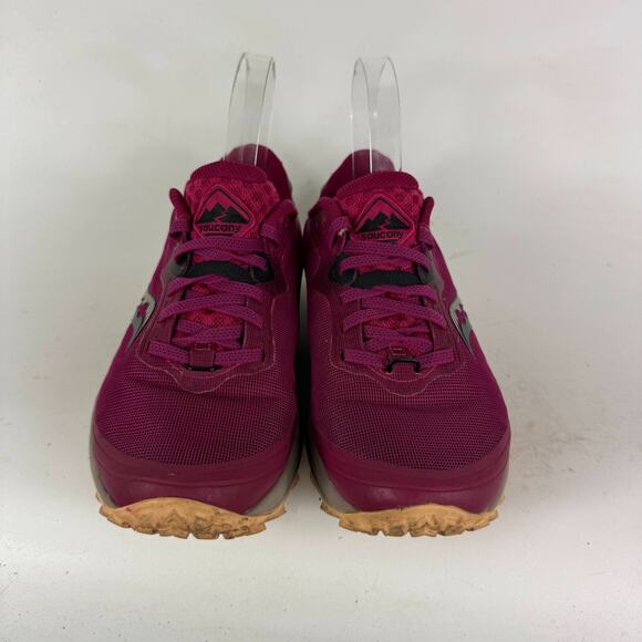 Saucony Peregrine 11 Sneakers Women's 7 Cranberry Red Running Athletic Shoes - Picture 4 of 10